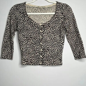 Forever 21 Cheetah Print Cardigan